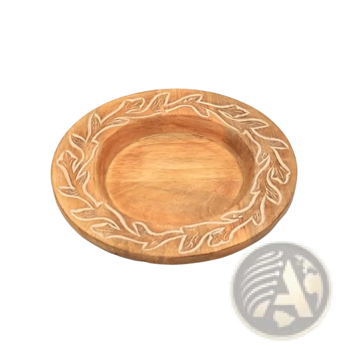 Handcrafted 13 Wood Charger Plate  Wooden Dinning Placemat Artisan Wood Tableware