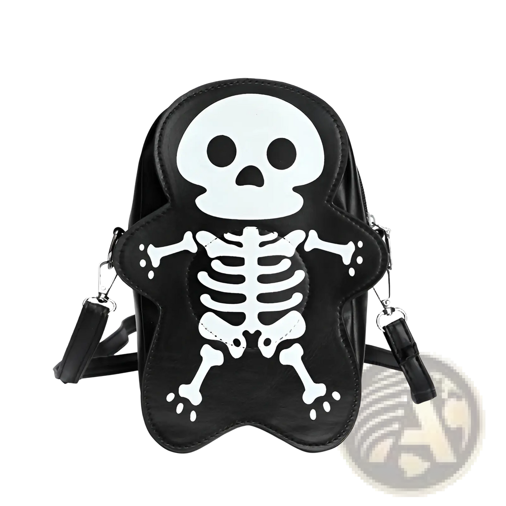 Y2k Skeleton Skull Crossbody Shoulder Bag