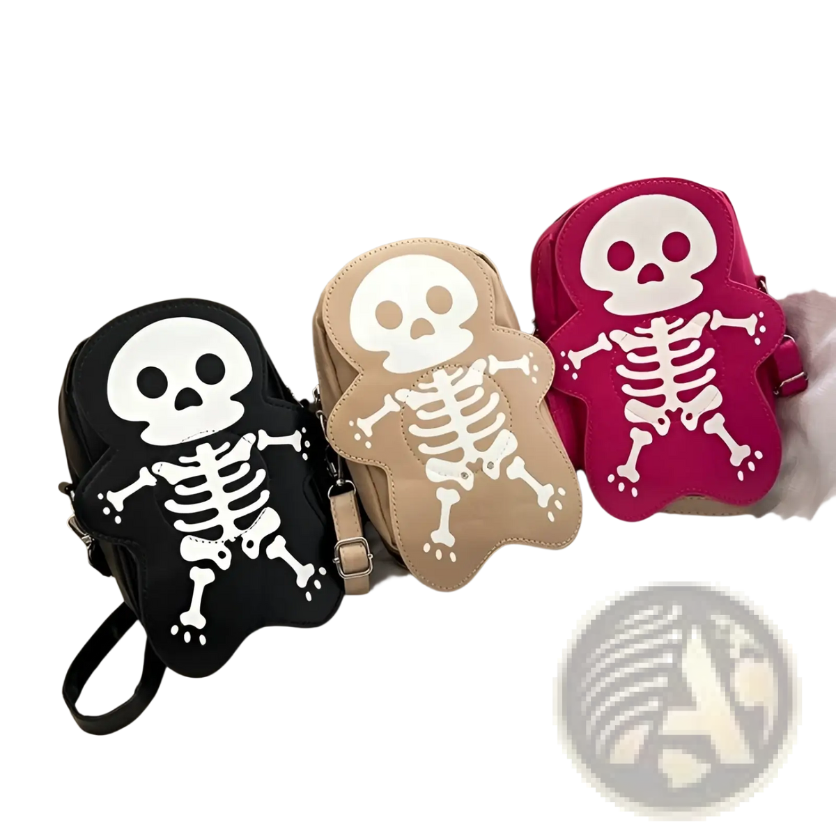 Y2k Skeleton Skull Crossbody Shoulder Bag