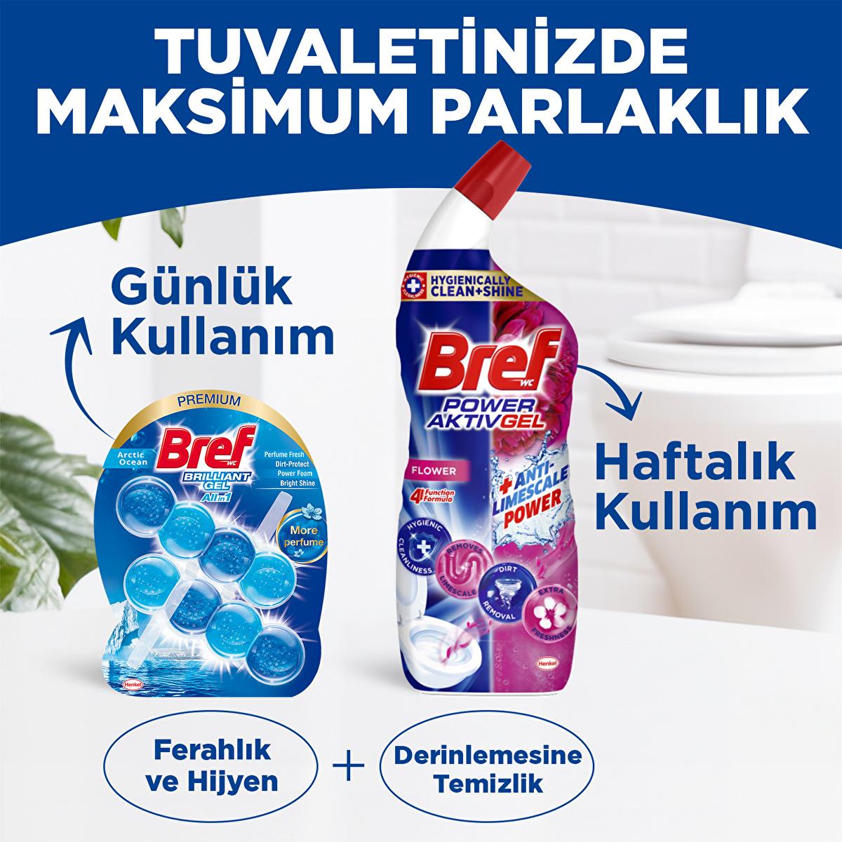 Bref Toilet Cleaning Block - Long-Lasting Freshness & Hygiene for Toilet Bowl Cleaner