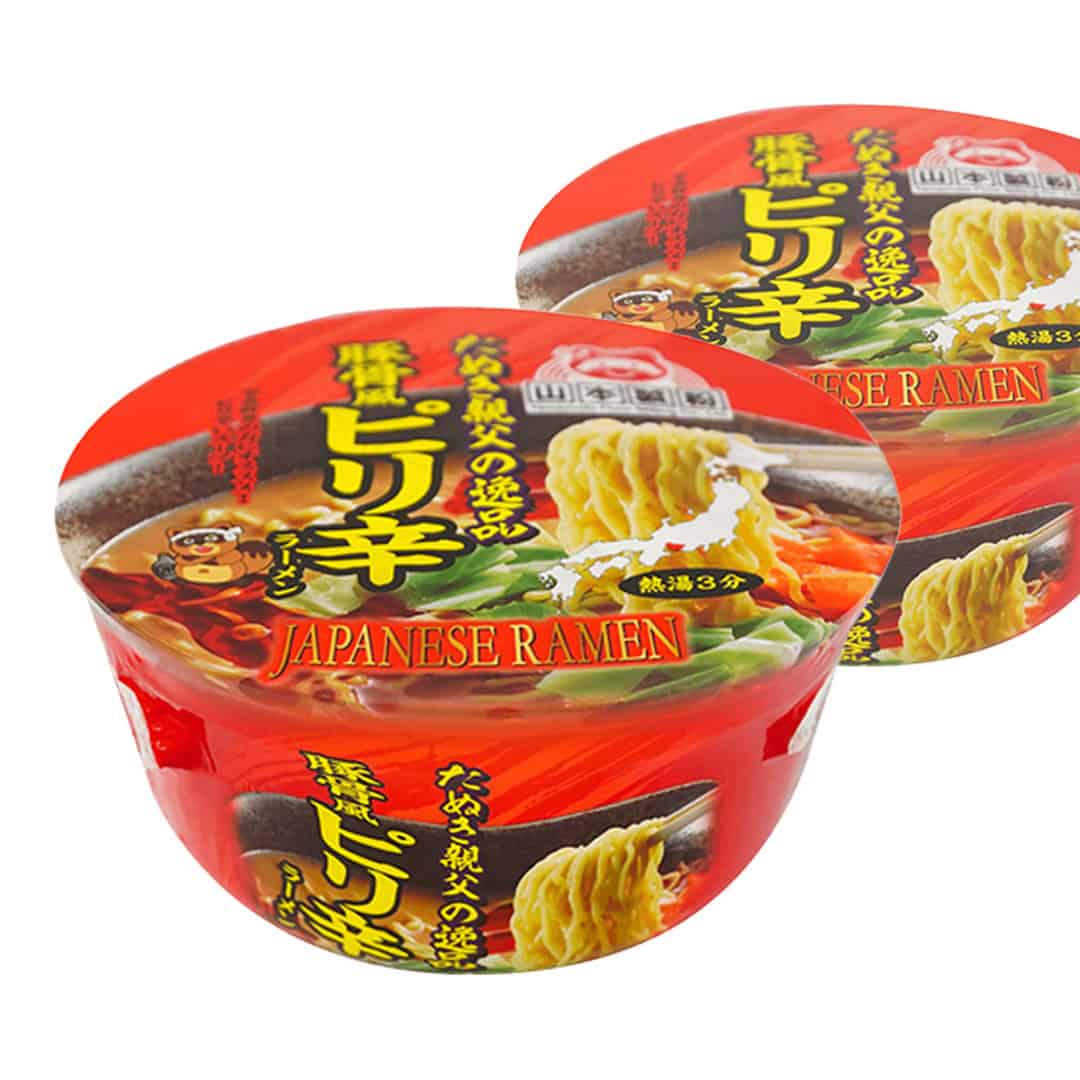 Yamamoto Japan Tonkotsufu Ramen Cup Hot 91 G x 2 Cups