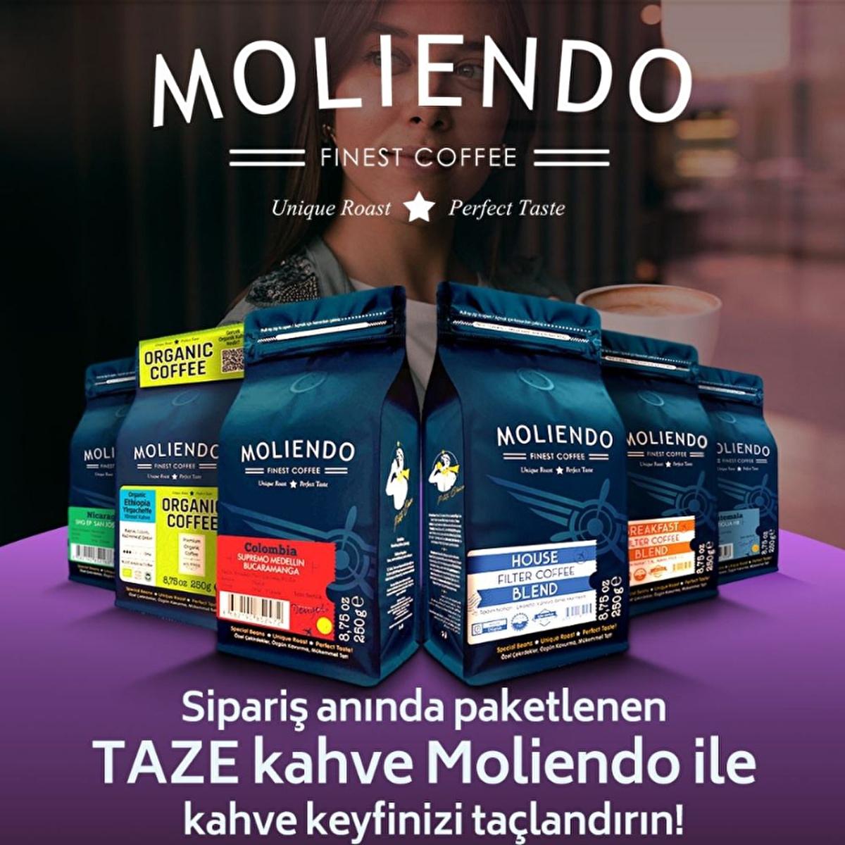 Moliendo Ravello 100% Arabica Espresso Blend Coffee Beans - Specialty Coffee for Connoisseurs with Chocolate & Citrus Notes